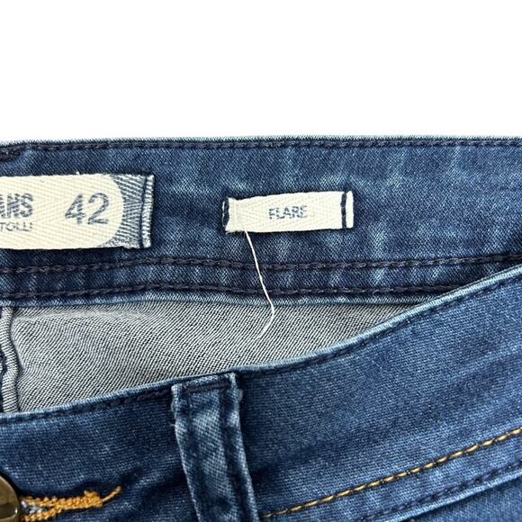 CLUBE Jeans Luigi Bertolli Flare Leg Stretchy Dark Wash SZ EU 42 = US 16 - Picture 5 of 12